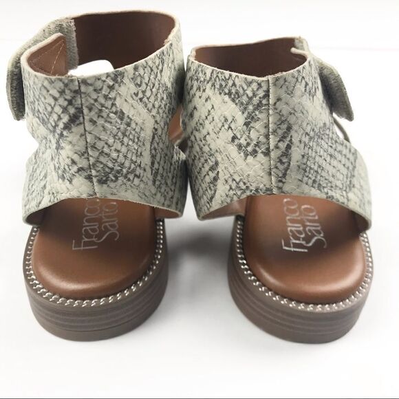 Franco Sarto Women’s Genevia Snakeskin Sandals Size 8.5 - Picture 7 of 9